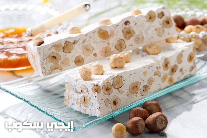 طريقة عمل النوجا بالمكسرات