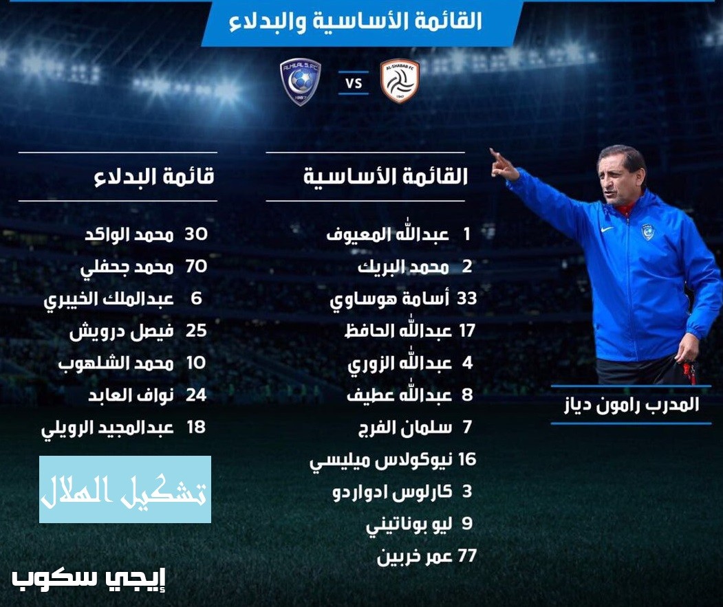 نتيجة مباراة الهلال والشباب اليوم