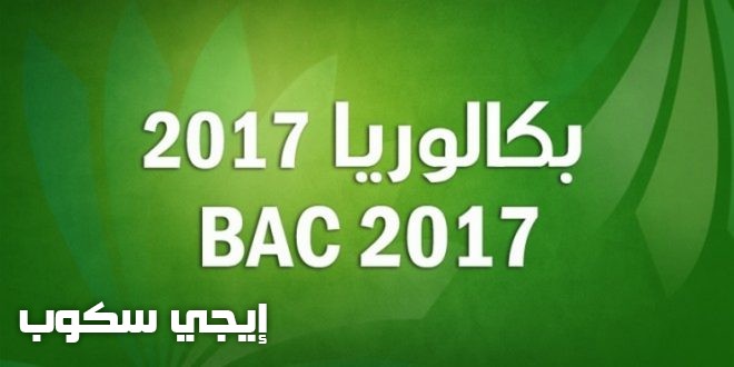 نتائج البكالوريا الديوان الوطني للامتحانات نتائج الباك 2017 موقع وزارة التربية الوطنية برقم التسجيل